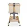 AMO Babybett, 7 Positionen, mit Moskitonetz und Aufbewahrungskorb, Beige