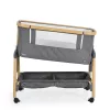 AMO Babybett, 7 Positionen, mit Moskitonetz und Aufbewahrungskorb, S.GRAY