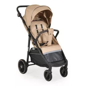 Buggy Kinderwagen, faltbar, große Räder, leicht, Beige