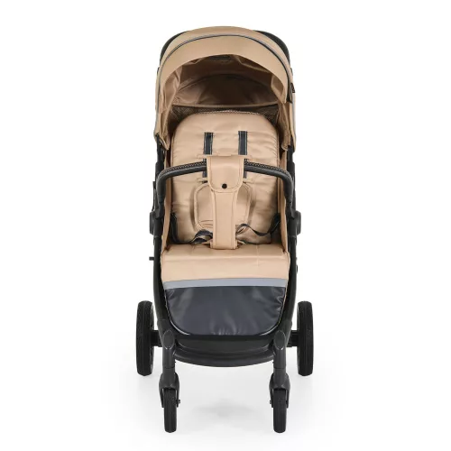 Buggy Kinderwagen, faltbar, große Räder, leicht, Beige