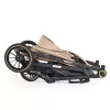 Buggy Kinderwagen, faltbar, große Räder, leicht, Beige