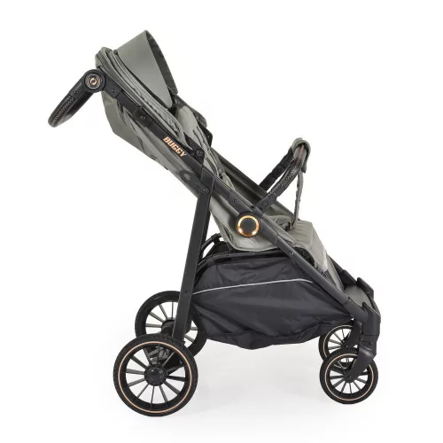 Buggy Kinderwagen, faltbar, große Räder, leicht, GRÜN