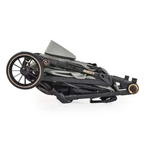 Buggy Kinderwagen, faltbar, große Räder, leicht, GRÜN
