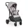 Buggy Kinderwagen, faltbar, große Räder, leicht, GRAU