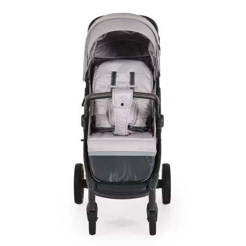 Buggy Kinderwagen, faltbar, große Räder, leicht, GRAU
