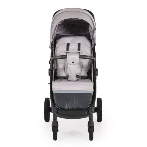 Buggy Kinderwagen, faltbar, große Räder, leicht, GRAU