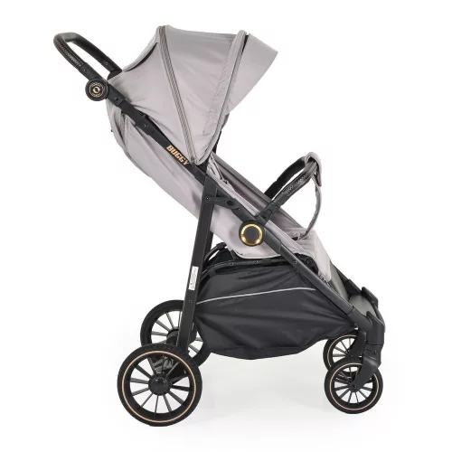 Buggy Kinderwagen, faltbar, große Räder, leicht, GRAU
