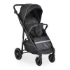 Buggy Kinderwagen, faltbar, große Räder, leicht, SCHWARZ