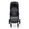 Buggy Kinderwagen, faltbar, große Räder, leicht, SCHWARZ