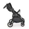 Buggy Kinderwagen, faltbar, große Räder, leicht, SCHWARZ