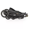 Buggy Kinderwagen, faltbar, große Räder, leicht, SCHWARZ