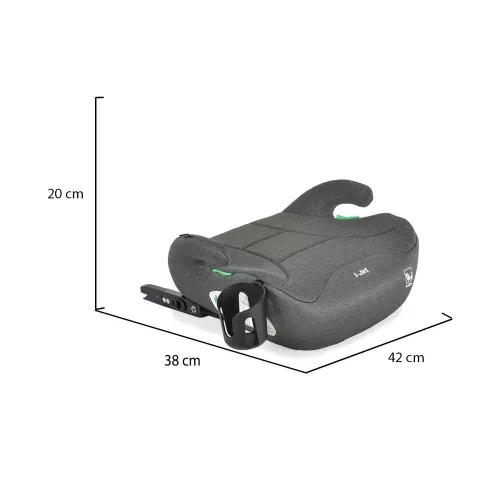 I-JET ülésmagasító isofix 125-150cm i-size SZÜRKE