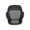 JAX autós ülésmagasító háttámlával 125-150cm rögzítő hevederrel, ISOFIX SZÜRKE