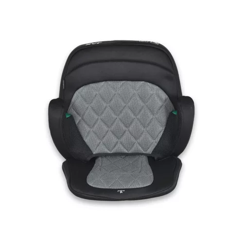 JAX autós ülésmagasító háttámlával 125-150cm rögzítő hevederrel, ISOFIX SZÜRKE