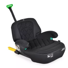   JAX Kindersitz mit Rückenlehne 125-150 cm mit Befestigungsgurt, ISOFIX SCHWARZ