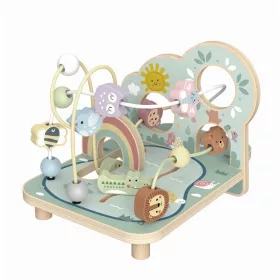 Tooky Toy Fűzőjáték erdei göngyökből