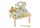 TOOKY Toy MONTESSORI asztalka AFRIKAI állatos PASZTEL