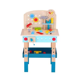 Tooky Toy Holzwerkbank mit Zubehör