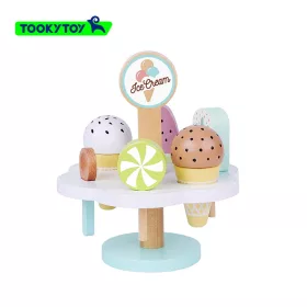 TOOKY Spielzeug-Eismaschine aus Holz