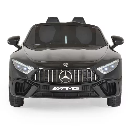 BO DK-SL63 MERCEDES elektromos kisautó 2 motor, 125cm, 35kg-ig FEKETE
