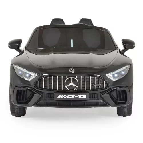 BO DK-SL63 MERCEDES elektromos kisautó 2 motor, 125cm, 35kg-ig FEKETE