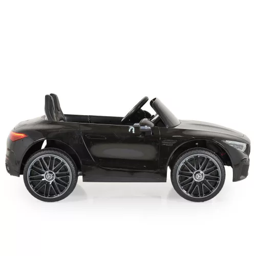 BO DK-SL63 MERCEDES elektromos kisautó 2 motor, 125cm, 35kg-ig FEKETE