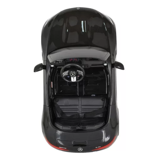 BO DK-SL63 MERCEDES elektromos kisautó 2 motor, 125cm, 35kg-ig FEKETE