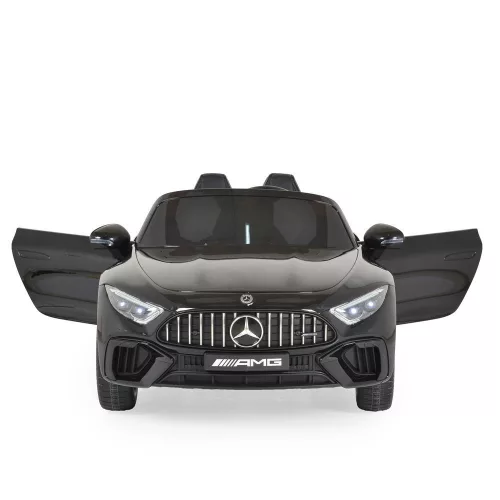 BO DK-SL63 MERCEDES elektromos kisautó 2 motor, 125cm, 35kg-ig FEKETE