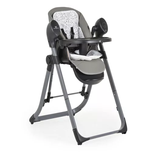CANGAROO NIRVANA 2-in-1 Hochstuhl und Schaukel GRAU