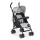 JERRY NEU/2025 Sportbuggy, zusammenklappbar zum Regenschirm, 15 kg, GRAU
