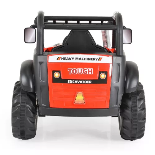 Traktor BO HARVEST, električni, 2-motorni, CRVENI