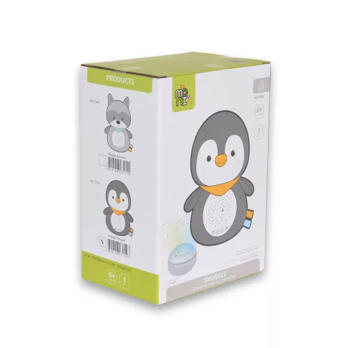 LAMPE Nachtlampe PINGUIN Plüsch PROJEKTOR