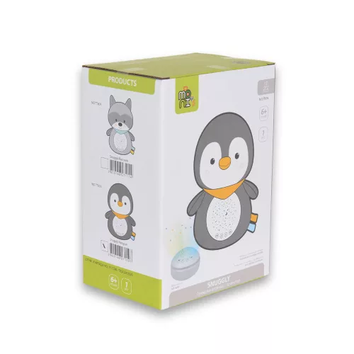 LAMPE Nachtlampe PINGUIN Plüsch PROJEKTOR