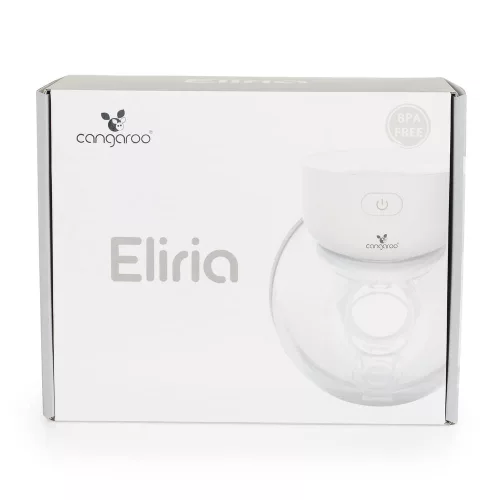 ELIRIA Freihändige Milchpumpe für unter den Pullover WEISS