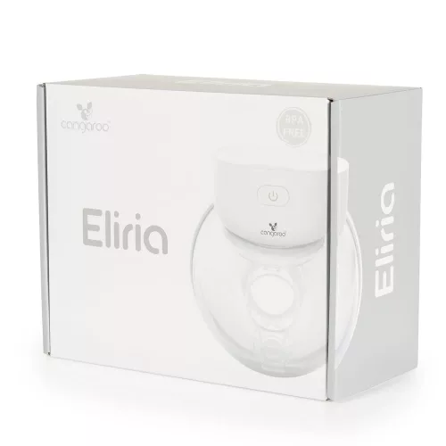 ELIRIA Freihändige Milchpumpe für unter den Pullover WEISS