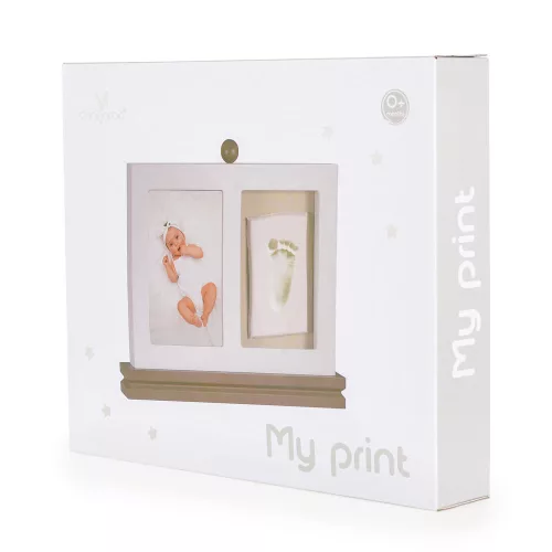MOULD MY PRINT kéz- láblenyomat készítő képkerettel