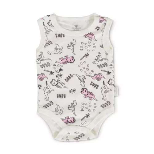 Puppenkleidung Body 3-teiliges ärmelloses Body-Set PINK