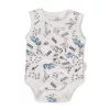 Puppenkleidung Body 3-teiliges ärmelloses Body-Set BLAU