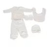Babykleidungsset zum Mitnehmen, Neugeborenenkleidung in Geschenkbox, rosa/rosa