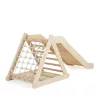 PIKLER 3in1 fa MÁSZÓKA és CSÚSZDA Montessori 155*57cm NATUR