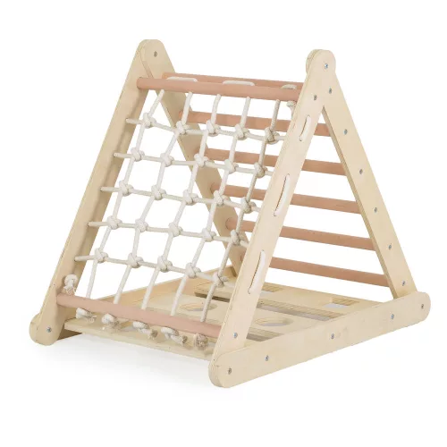 PIKLER 3in1 fa MÁSZÓKA és CSÚSZDA Montessori 155*57cm NATUR