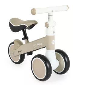   LIL'S mini balans bicikl 3 kotača, 2 prednja kotača, s okretnim upravljačem BEŽ