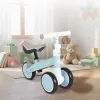 LIL'S mini futóbicikli 3 kerekű járgány, elöl 2 kerék, elfordítható kormánnyal KÉK