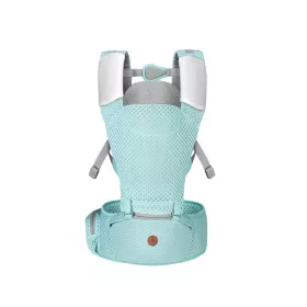   MISTRAL Babytrage, 3 Tragepositionen, ergonomisch, Netzgewebe, Türkis