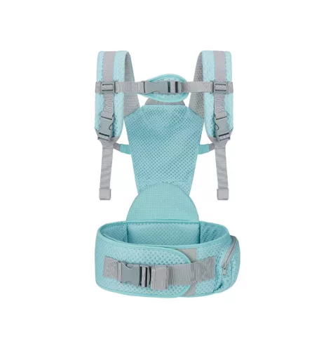 MISTRAL bébi hordozó 3 poziciós, ergonomikus, hálós TÜRKIZ