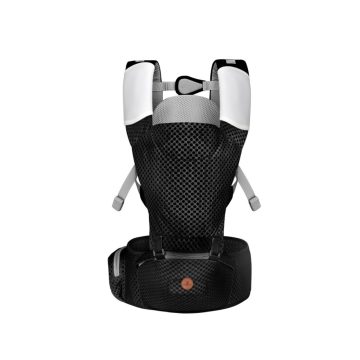   MISTRAL bébi hordozó 3 poziciós, ergonomikus, hálós FEKETE