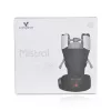 MISTRAL bébi hordozó 3 poziciós, ergonomikus, hálós FEKETE