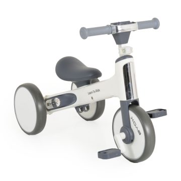   LEARN-to-Ride mini futóbicikli, 3 kerekű tricikli, összecsukható FEHÉR