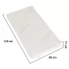 AIR MEMORY Matratze 120x60cm 3-lagig, Kokosnuss + Schwamm + Memory-Schaum WEISS