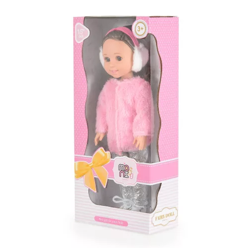 BABA 38cm hajasbaba téli ruhában 